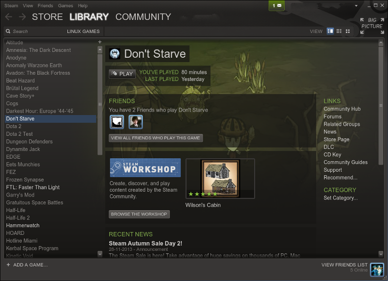 Steam on Linux